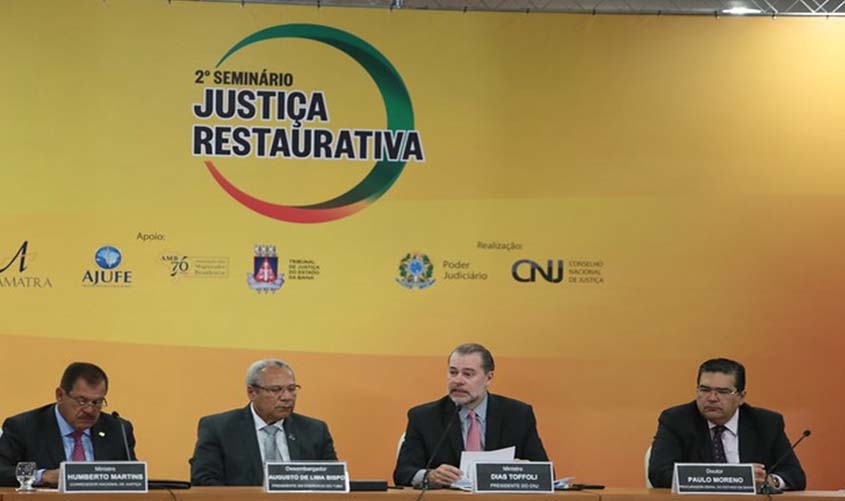 Toffoli: 'Justiça Restaurativa é a conciliação humana'