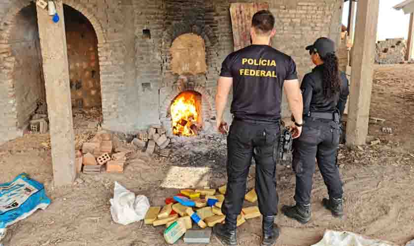 PF realiza destruição de mais 170kg de drogas