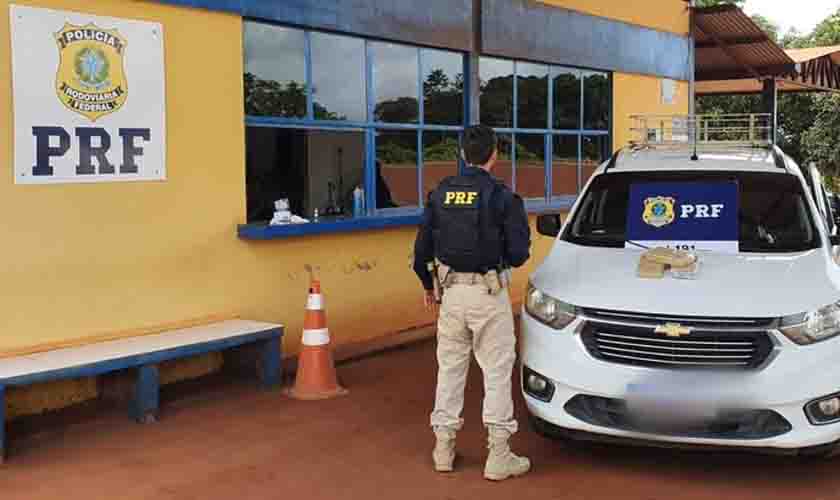 Em Guajará-Mirim/RO, PRF apreende 3,15 Kg de cocaína