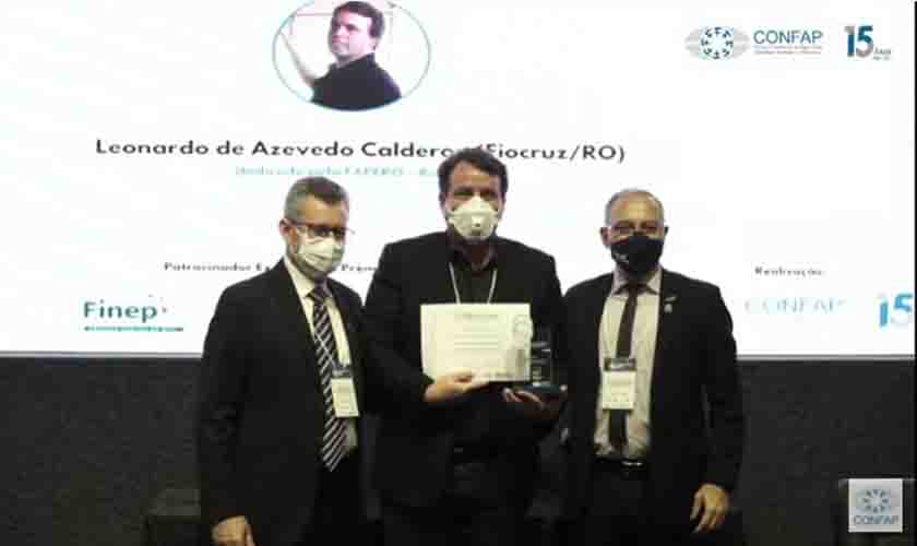 Pesquisador indicado pela Fapero alcança 3º lugar em premiação e coloca Rondônia em destaque nacional na pesquisa científica