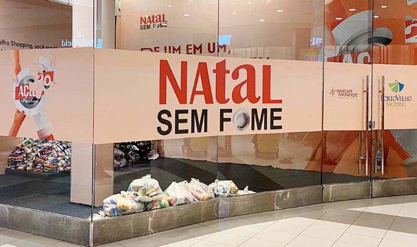 Porto Velho Shopping lança campanha para arrecadação de alimentos