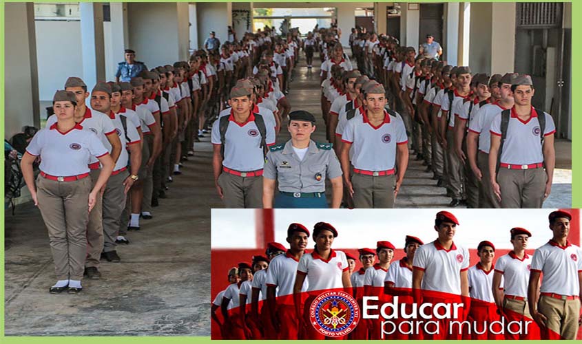 As escolas militarizadas são um sucesso na disciplina e na qualidade da educação. Serão dez em Rondônia 