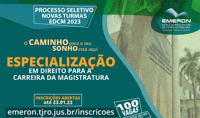 Edital aberto para Especialização em Direito para a Carreira da Magistratura tem reserva de vagas para pessoas pretas, pardas, indígenas e com deficiência