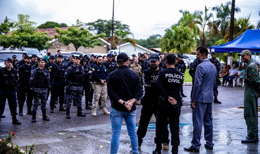Ação desencadeada pelas forças policiais de Rondônia combate criminalidade e reforça segurança à sociedade