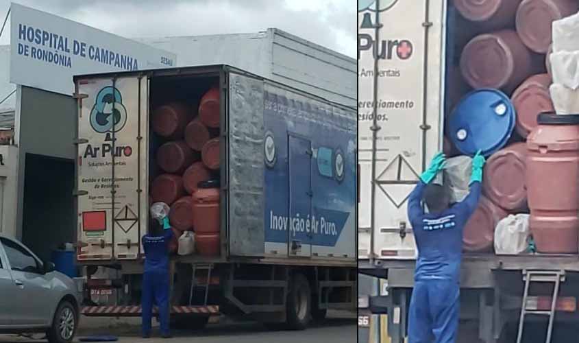 Vídeo flagra lixo hospitalar de pacientes com Covid-19 supostamente sendo manuseado na rua