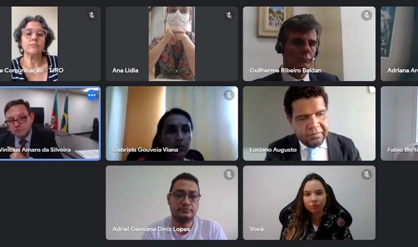 Comunicação do TJRO faz reunião de trabalho com TJs do Rio Grande do Sul e Goiás