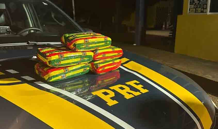 PRF em Rondônia apreende drogas em duas ocorrências distintas no mesmo dia