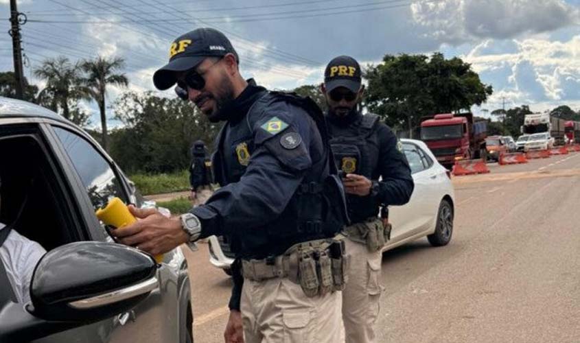 PRF prende motoristas por embriaguez ao volante em RO