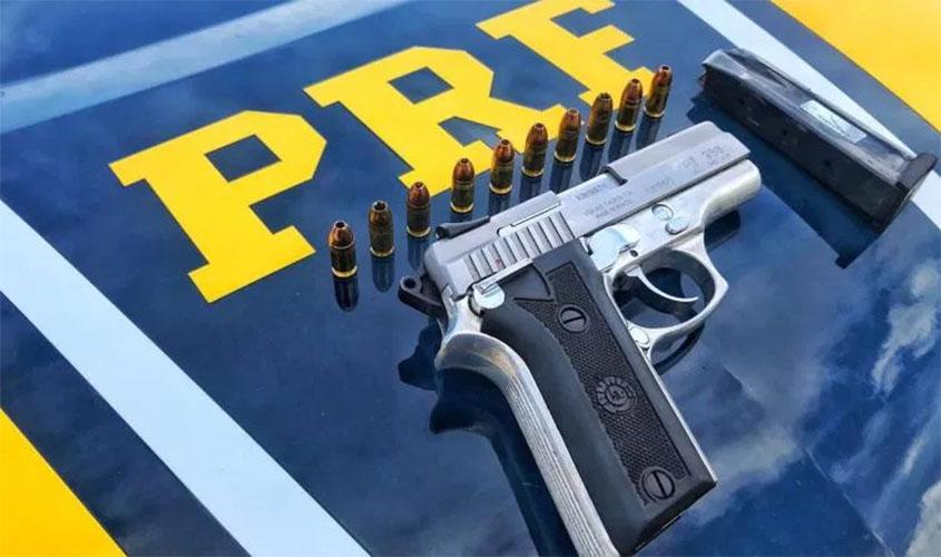 Porte de Arma e Receptação: motorista é preso em área rural