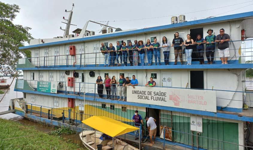 Barco Hospital Walter Bártolo realizará atendimentos à população, neste sábado