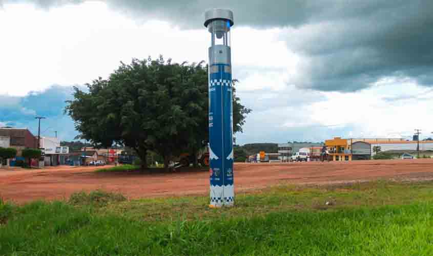 Governo de RO fortalece segurança nos distritos de Porto Velho com instalação de totens