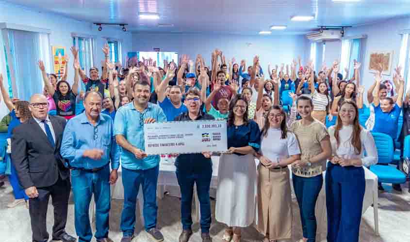 Prefeitura destina quase R$ 3 milhões para a APAE; recurso será utilizado para o pagamento de profissionais e manutenção da instituição