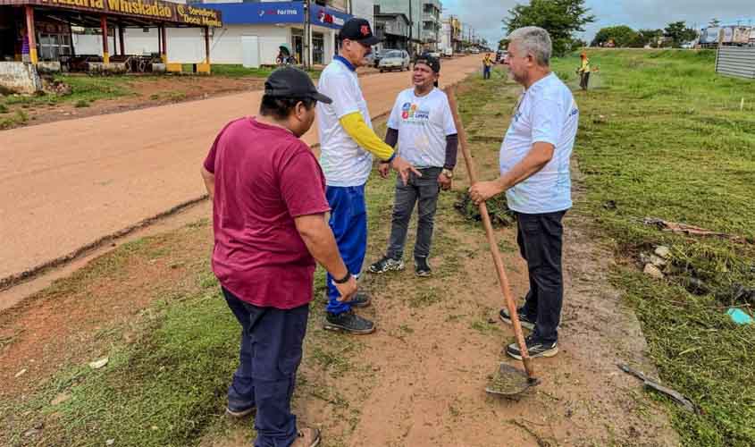 Operação Cidade Limpa inicia ações nos distritos de Porto Velho