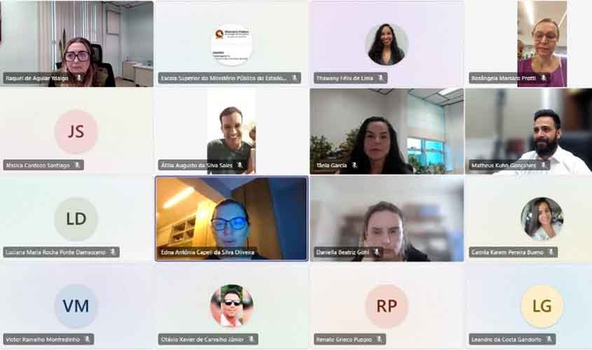 MP Rondônia promove capacitação sobre atualizações na Lei Maria da Penha