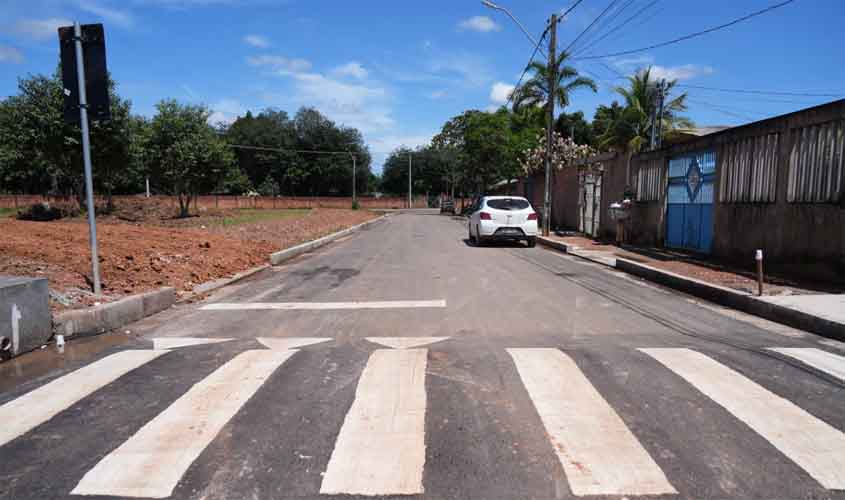 Ruas de acesso ao Cras Betinho receberam pavimentação