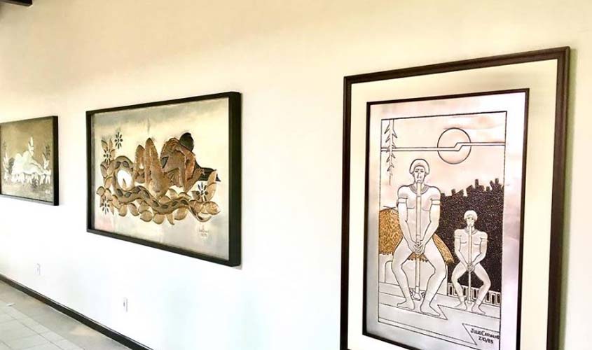 Casa da Cultura Ivan Marrocos recebe exposição de 40 anos de trabalho do artista plástico Julio Carvalho