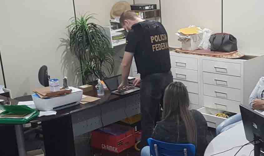 Polícia Federal cumpre mandado e investiga morador de Cerejeiras suspeito de participar de fraude milionária