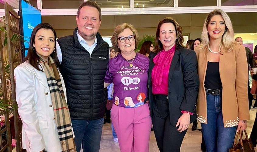 Presidente do PP-RO participa de encontro com mulheres progressistas no Rio Grande do Sul