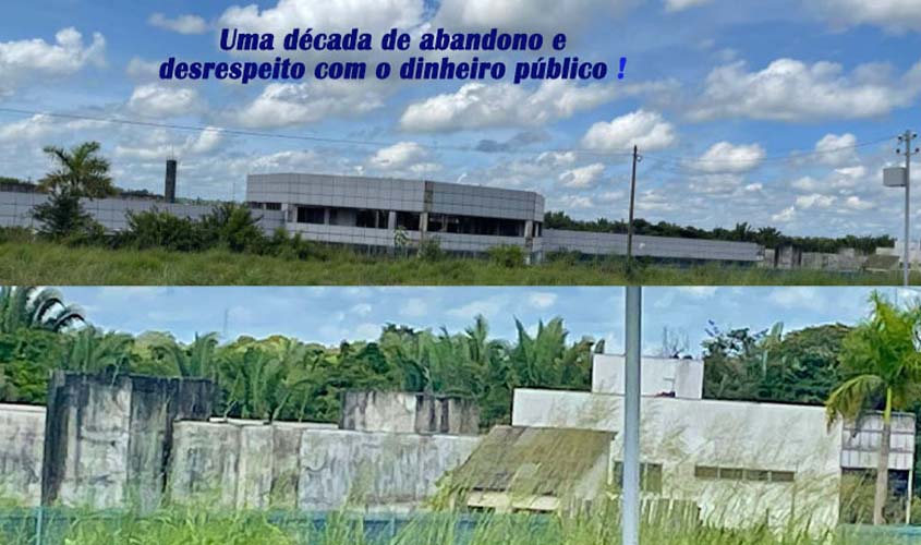 UM TRISTE ANIVERSÁRIO: SEDE DA PRF, ORÇADA EM 21 MILHÕES DE REAIS, CHEGA A UMA DÉCADA DETERIORADA E EM TOTAL ABANDONO
