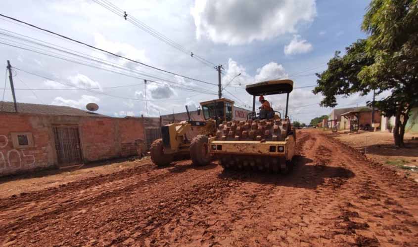 Porto Velho registra diversas frentes de serviços em vias e avenidas nesta semana