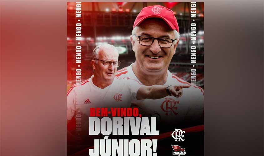 Flamengo oficializa contratação do técnico Dorival Júnior