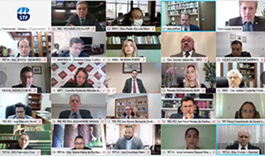 Ministro Dias Toffoli se reúne com magistrados de Rondônia