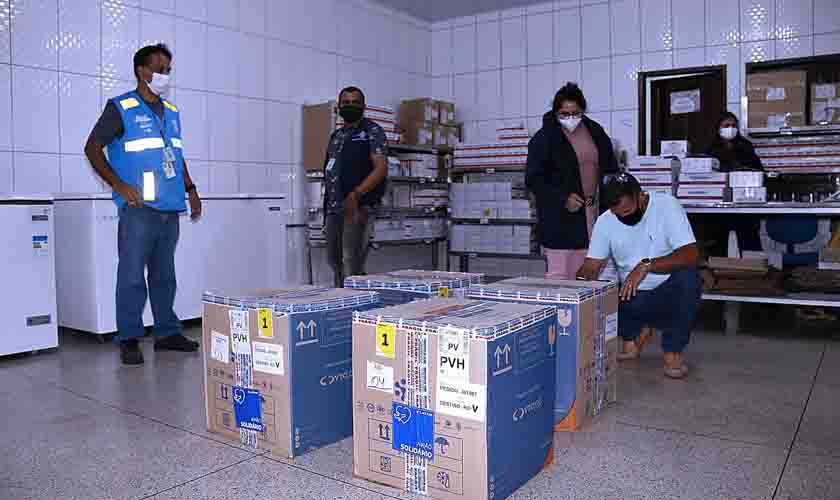 Rondônia recebe, do Ministério da Saúde, mais 28.080 doses de vacina da Pfizer
