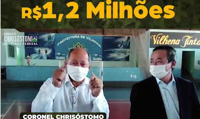 Com recursos destinados pelo deputado federal Coronel Chrisóstomo Ginásio Poliesportivo ganhará nova estrutura