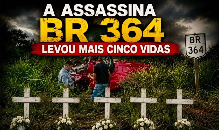 BR-364 mata mais cinco da mesma família em acidente