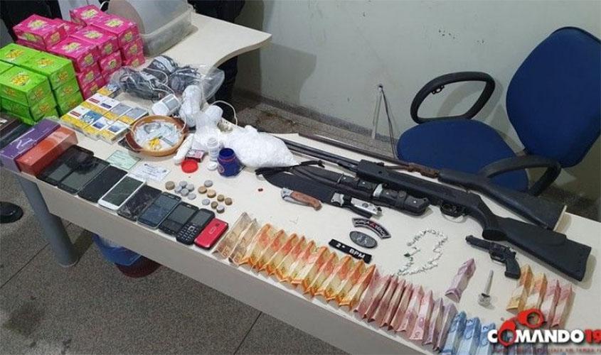 PM fecha mais uma boca de fumo e leva 05 pessoas para a UNISP