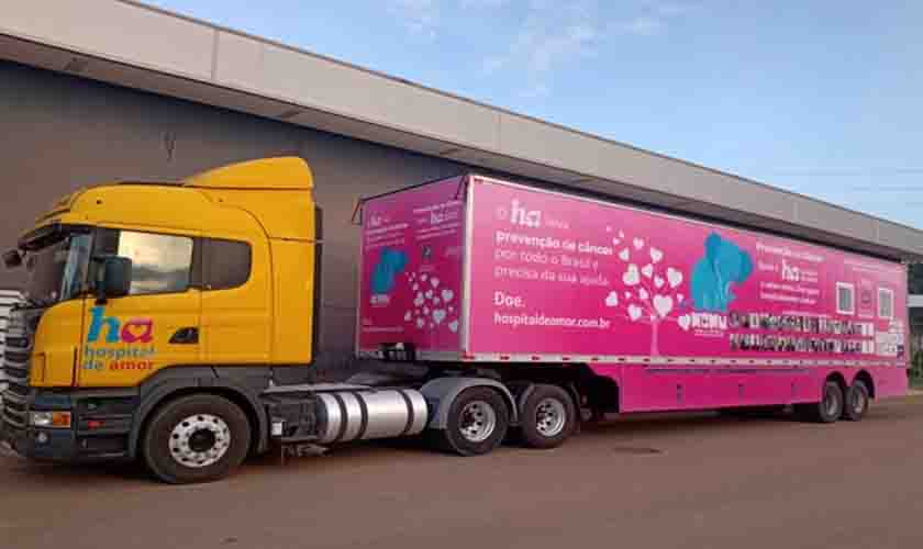 CAARO inicia cadastramento para atendimento na Carreta do Hospital de Amor da Amazônia