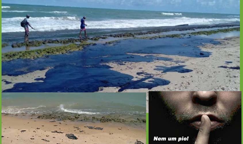 Um silêncio ensurdecedor: onde estão os protestos dos ambientalistas sobre o óleo nas nossas praias?