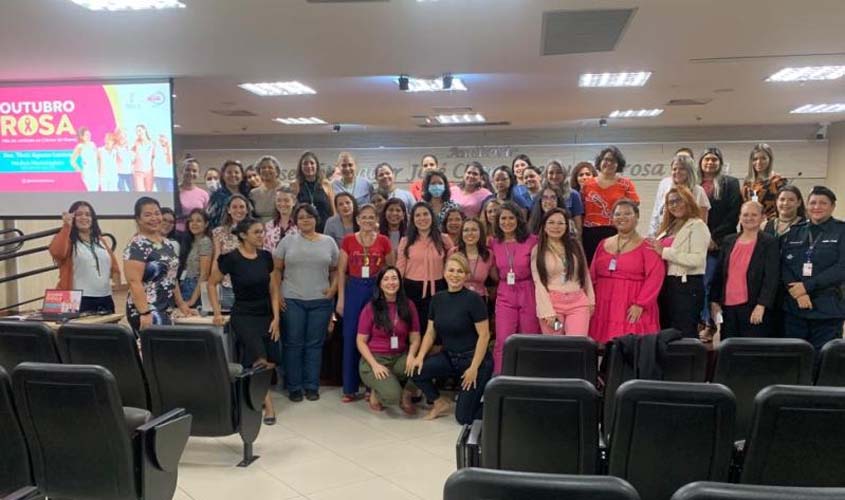 “Quanto antes melhor”: Palestra de prevenção ao câncer de mama é mais uma ação do Outubro Rosa, no TJRO