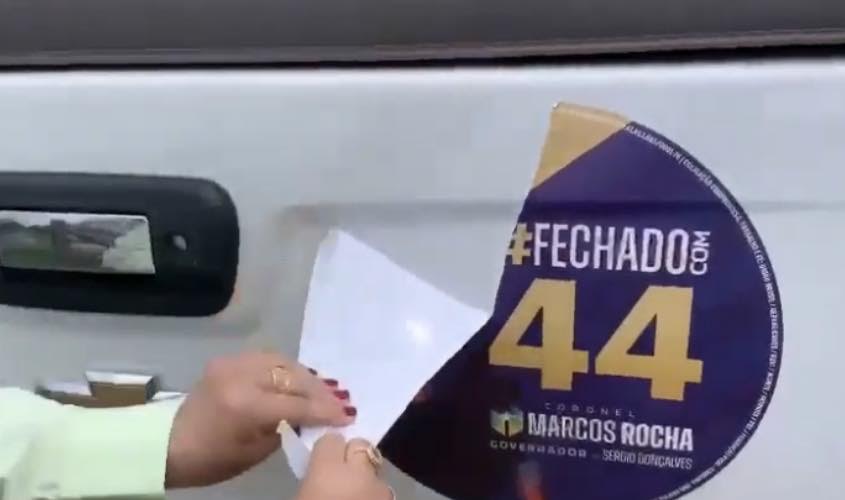 Campanha de Marcos Rogério baixa o nível contra o Coronel Marcos  Rocha