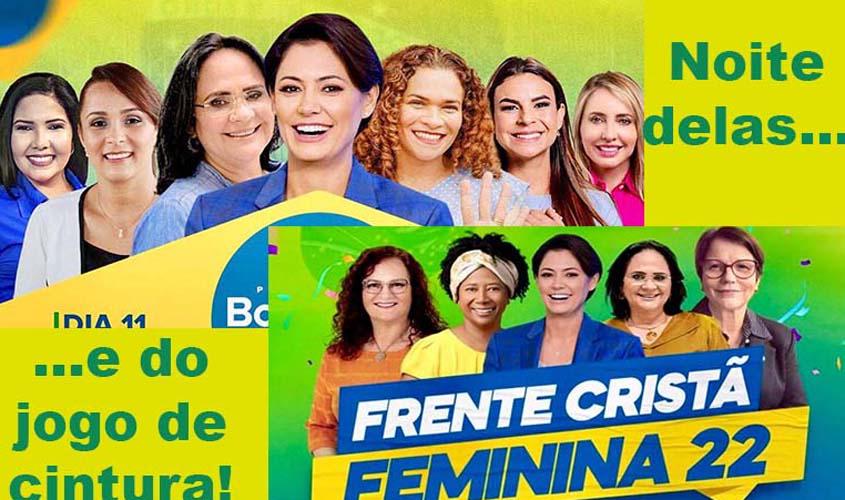 MICHELE BOLSONARO, DAMARES ALVES E TEREZA CRISTINA: O TRIO PODEROSO E O JOGO DE CINTURA, NO ENCONTRO DA UNOPAR