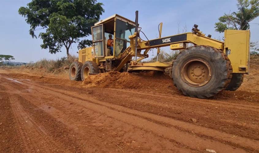 Obras de manutenção dos 28 quilômetros da RO-484 têm início