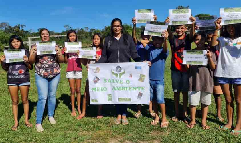 Ações de conscientização são desenvolvidas com estudantes da rede estadual para proteção do meio ambiente