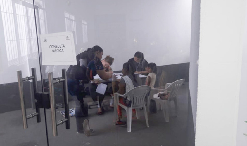 Prefeitura realiza serviço de saúde aos indígenas venezuelanos