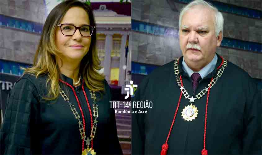 TRT da 14ª Região empossa novos dirigentes nesta quinta-feira, dia 10
