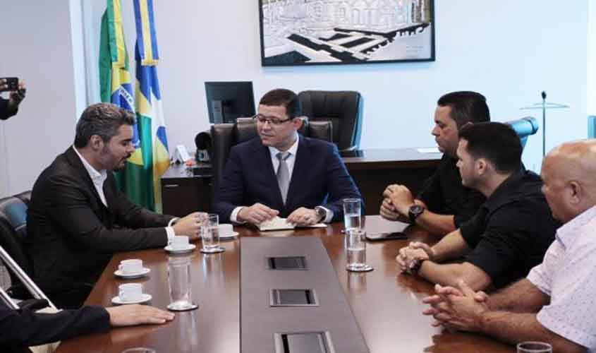 Governador Marcos Rocha discute continuidade de obras do Estado nos municípios de Ariquemes e Pimenta Bueno