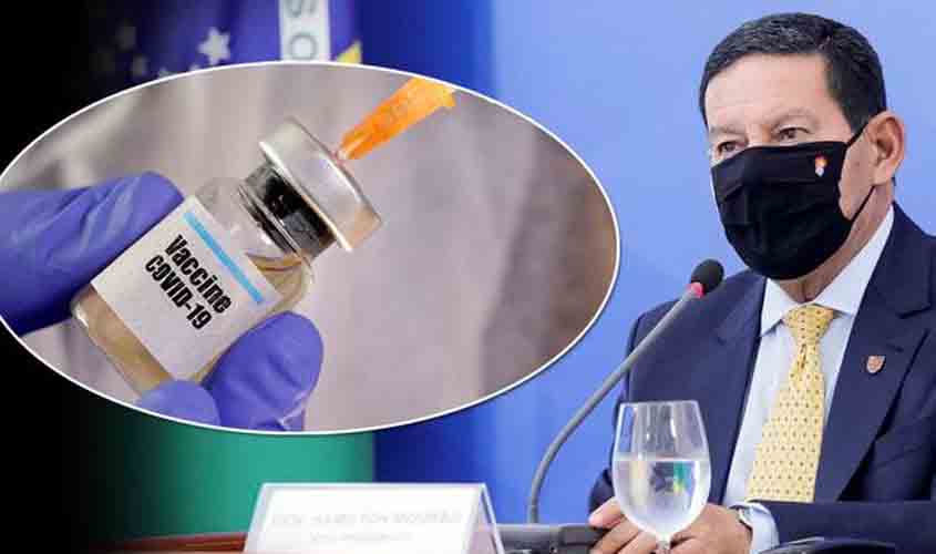 Ao contrário de Bolsonaro, Mourão diz que irá tomar vacina contra Covid-19: 'é uma questão coletiva'