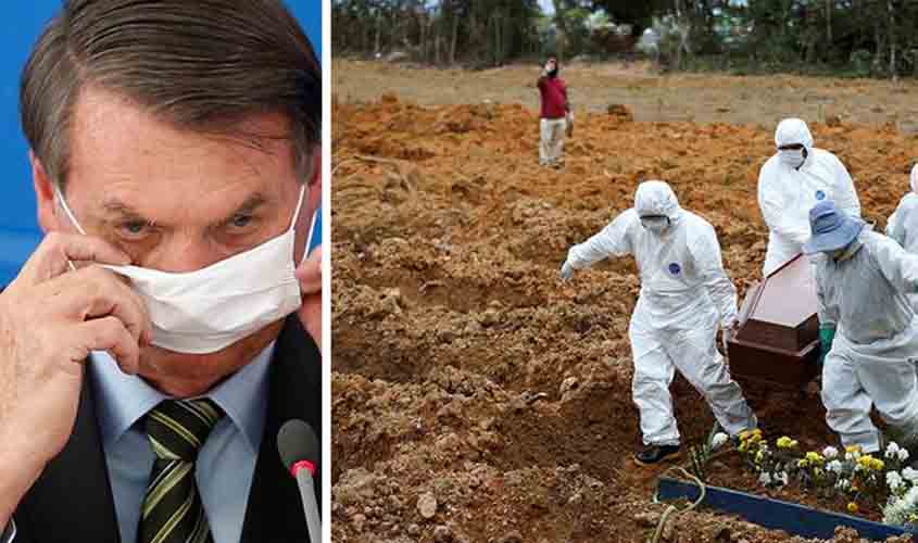 Mortes aumentam, mas omissão de Bolsonaro contagia estados