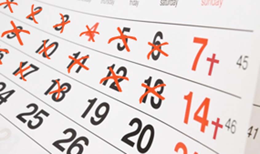 OAB Rondônia divulga relação de feriados e pontos facultativos em 2023 do Poder Judiciário