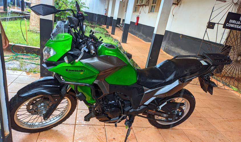 6º BPM – Polícia Militar em ação rápida apreende motocicleta