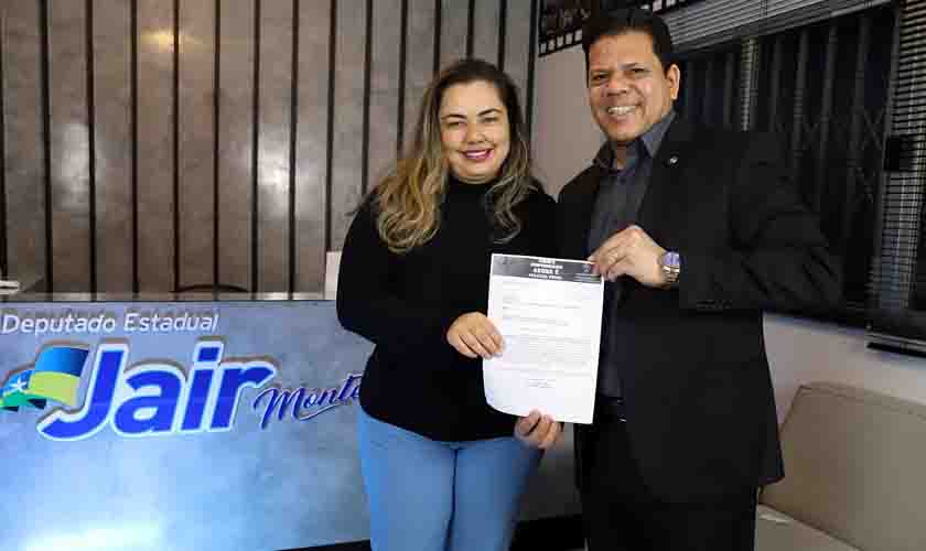 Atendendo ao pedido da presidente do Singeperon, Deputado Jair Montes destina emenda de R$1 mi para compra de armas e distintivo para polícia penal do Estado de Rondônia