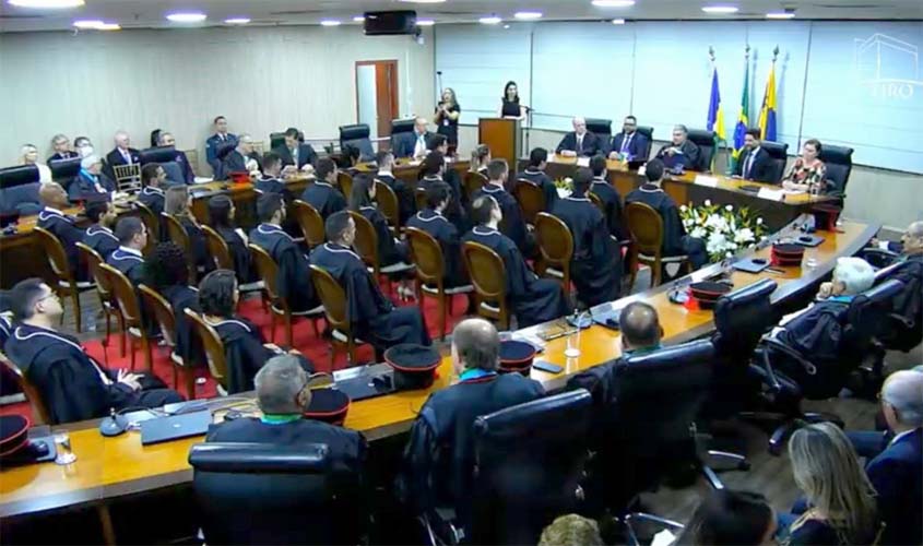 Ministério Público participa de sessão solene de posse dos novos juízes do TJRO