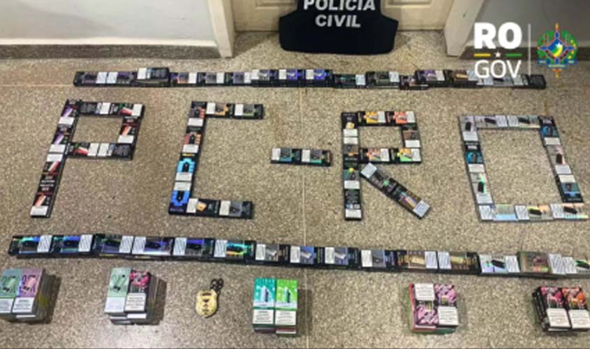 Ação policial apura venda de vapes a adolescentes