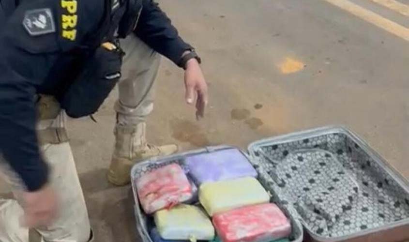 PRF apreende 11 kg de skunk na BR-364 em Rondônia