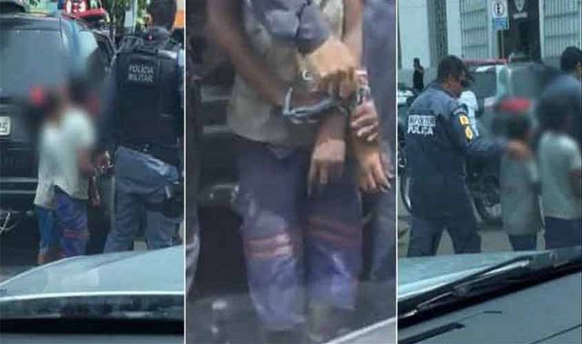 OAB pede apuração de conduta de policiais que amarraram crianças no MA