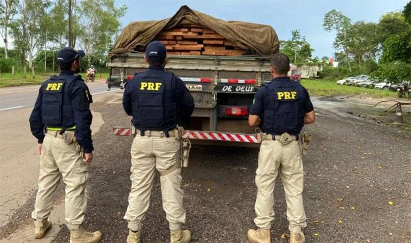 PRF registra dois flagrantes de Crime Ambiental